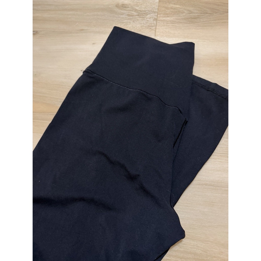 Sunzel Flare Black XL Leggings Yoga Pants Stretch Nylon Spandex EUC